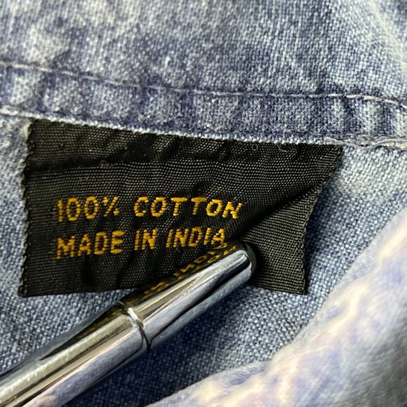 Harley Davidson Button Up Shirt Mens Medium Short Sleeve Sentinels Of Safety Nos - Picture 5 of 10